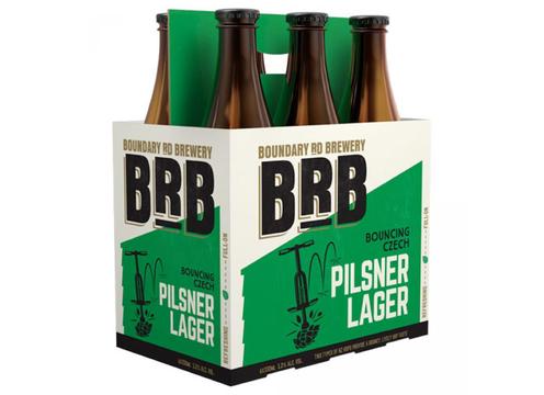 product image for Boundary Road Brewery Pilsner Lager Bouncing Czech 330ml 6pk